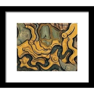 Construction Wall Decor Backhoe Tractor Gift Fine Art Paper Poster Home Office - Picture 1 of 9