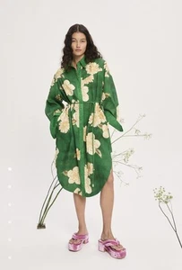 ALEMAIS SAGE SHIRTDRESS , SIZE AU/UK-12 ,US-8 , RRP $480 - Picture 1 of 7