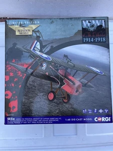 CORGI: R.A.F SE5A    A8898 Captan ALBERT BALL,  "AA37710" 1:48 - Picture 1 of 6