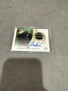 2002 SP Game Used Front 9 Fabric JUSTIN ROSE Auto Patch Rookie Signature #F9S-JR - Picture 1 of 7