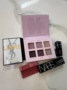 Makeup Lot Eyeshadow, NARS, YSL Libre Perfume, Lip Liner & Rare Beauty Lip Oil - Picture 1 of 13