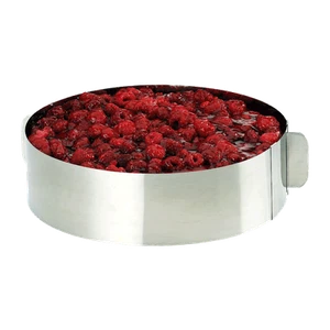 Tortenring EUROHOME verstellbar Backrahmen Edelstahl extra hoch Backform 30cm - Bild 1 von 5