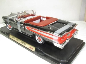 1958 EDSEL CITATION CONVERTIBLE BLACK 1:18 NEW IN BOX. - Picture 1 of 5