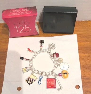 Avon 125th Anniversary Charm Bracelet NOS - Image 1 of 4