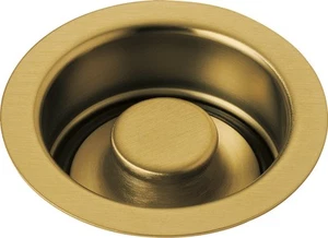 Delta 72030 Garbage Disposal Flange and Stopper for Standard - Gold - Picture 1 of 10