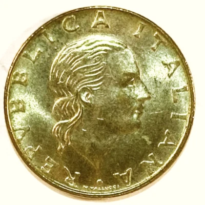 1994 Italy 200 Lira Coin.  Almost Uncirculated Condition - Image 1 of 4