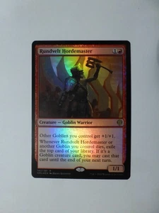 MtG Dominaria United FOIL Rundvelt Hordemaster 142/281 NM $0.75 VCT123814 - Picture 1 of 2