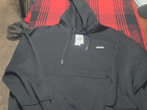 NWT Essentials Men's Black Large Hooded Sweatshirt - Picture 1 of 4