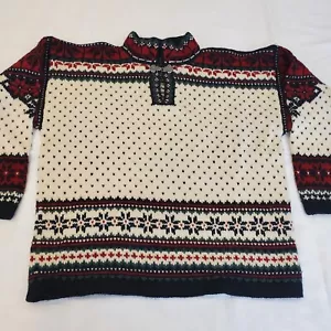 Vintage Dale of Norway Wool Sweater Womens Size S Pullover Handknit - Picture 1 of 6
