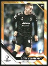 2021-22 Topps UEFA Champions League 1st Edition Orange #20 Dejan Kulusevski /25