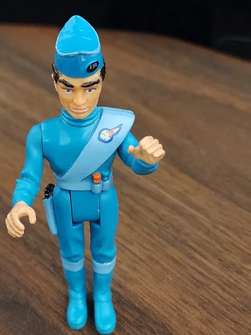 THUNDERBIRDS SCOTT TRACY - Vintage  Matchbox Toy ACTION FIGURE 1992 - TV Show Cover