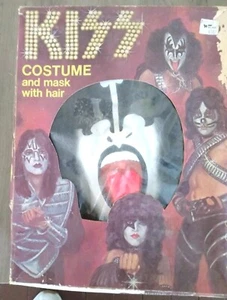 KISS GENE SIMMONS VINTAGE 1978 HALLOWEEN MASK COSTUME AUCOIN ITEM -STILL IN BOX - Picture 1 of 10