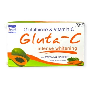 Gluta C Intense Wht-Face & Body Soap with papaya enzymes 120g, Pack of 1 - Picture 1 of 1