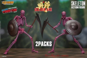 Perfect Storm Toys Golden Axe Skeleton A Pair Purple 1/12 In Stock New - Picture 1 of 4