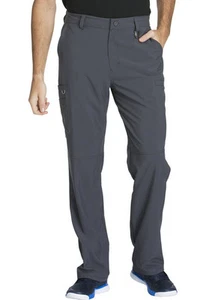 Scrubs Cherokee Men's Fly Front Pant CK200A PWPS Pewter Free Shipping - Picture 1 of 4
