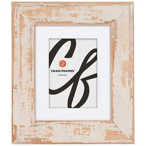 Craig Frames 2.375" Hatteras XL Whitewashed Oak Picture Frame With a Single Mat - Picture 1 of 10