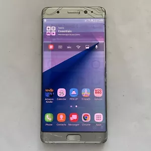 Original Used Phone For Samsung Galaxy SM-N930V 64GB Silver - Picture 1 of 9