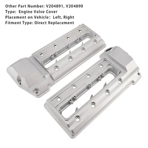 Left+Right Engine Valve Cover For BMW 540i E39 740i 740iL1998-2001 E38 X5 Z8 U9 - Picture 1 of 12