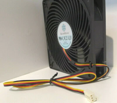 SilverStone HA1225L12SA-Z , 12V 0.33A , 1200RPM, 120mm x 120mm x 25mm, 3Pin, NEU - Bild 1 von 4