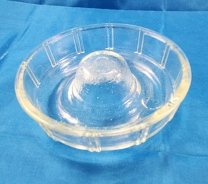 Vintage Glasbake Little Princess Mini Bundt Jello Mold Clear Glass 4¾" Wide - Picture 1 of 4