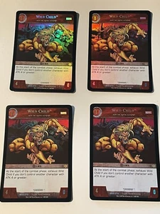 VS System Wild Child , Age of Apocalypse X4 Marvel MMA-012 - Picture 1 of 3