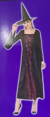 Полностью Ghoul женщины паук ведьма костюм платье ведьма шляпа новый - Изображение 1 из 4