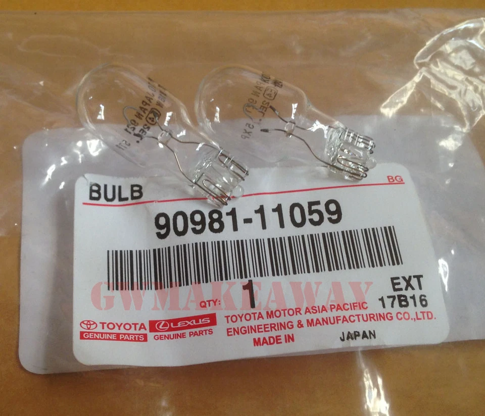 Bombilla Toyota Camry Pickup Corolla Prius Celica 4Runner YARIS Vios LÁMPARA DE PARADA Foto 1 de 1