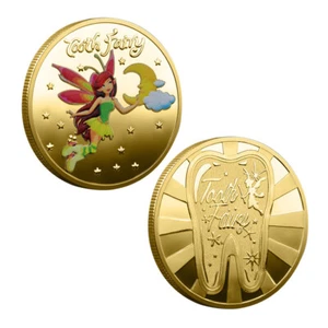 Sturdy Tooth Flower Fairy For Kid Gift Commemorative Coin Tooth Fairy Coin - Picture 1 of 8