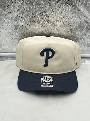 Philadelphia Phillies MLB '47 Brand Natural TT Hitch Adjustable Snapback Hat - Image 1 of 4