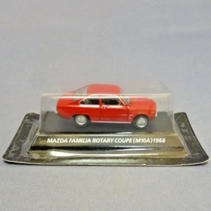 1:64 KONAMI MAZDA FAMILIA ROTARY COUPE M10A RED 1968 DIECAST TOY CAR Not for US - Picture 1 of 3
