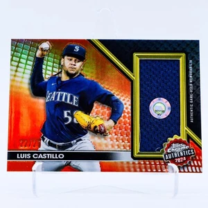 2024 Topps Chrome Luis Castillo Authentics Patch Orange /25 #TCA-LC - Picture 1 of 2