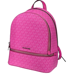 Michael Kors Rhea MD Zip Backpack Dragonfruit - Picture 1 of 23