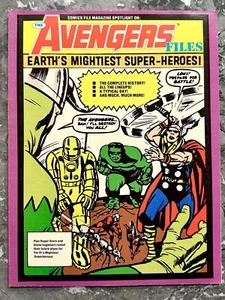 The Avengers -Comic Files Magazine Spotlight On 1986 1st Printing; Marvel Unread - Picture 1 of 16