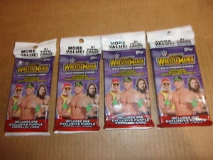 4 Jumbo Packs 2014 Topps WWE Road to Wrestlemania 21 Cards Each Seald Hulk Hogan - Picture 1 of 2
