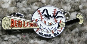 Pin de béisbol Red Legs Clark, NJ Cooperstown Pin Little League - Imagen 1 de 2