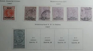 Bechuanaland Scott # 10-16, mezclado como nuevo y usado - Imagen 1 de 1