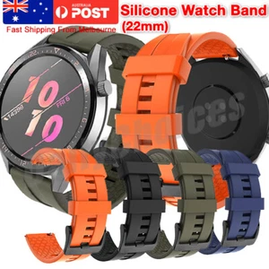 22mm Soft Rugged Silicone Sport Wrist Watch Band Strap For Seiko Diver's Watch - Picture 1 of 16