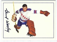 1994 -Parkhurst Missing Link Autograph - Gump Worsley #A-4  -222/956