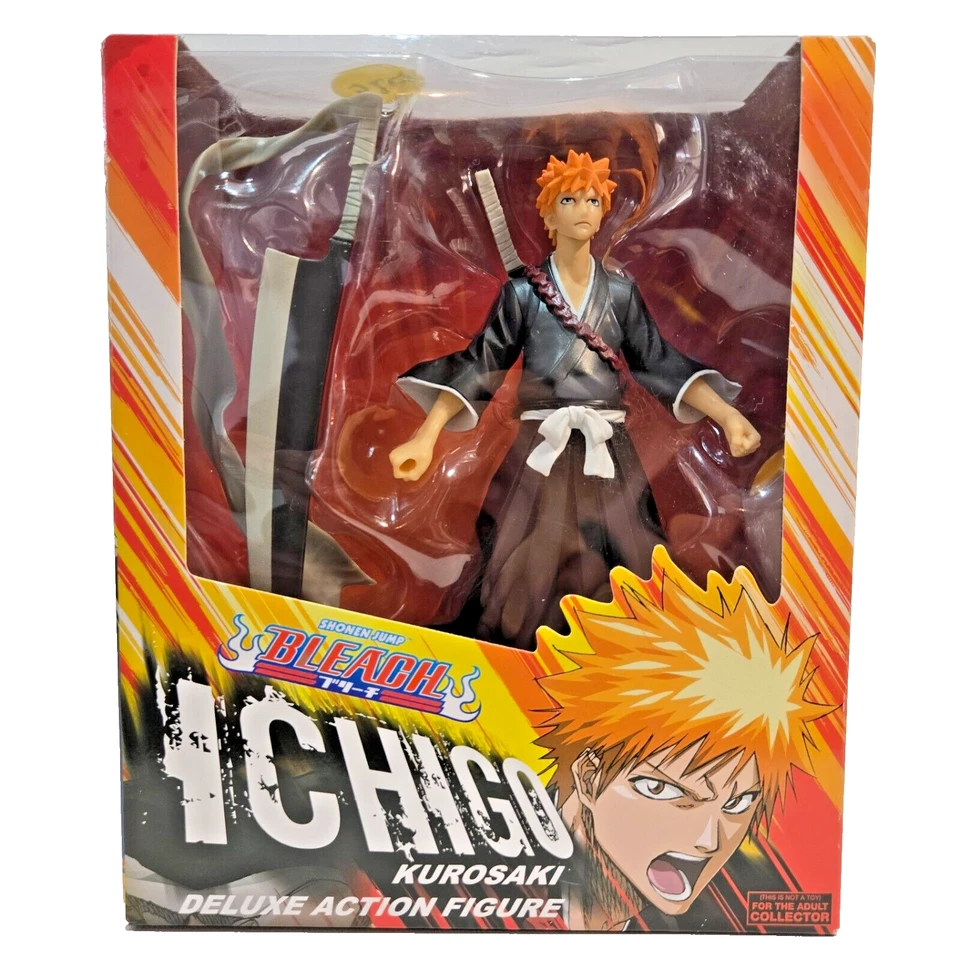 Bleach Toynami Ichigo Kurosaki Deluxe Action 6 Inch Figure