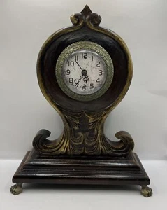 TIANGUAN Quarz Holz Mantel Regal Uhr - Bild 1 von 10