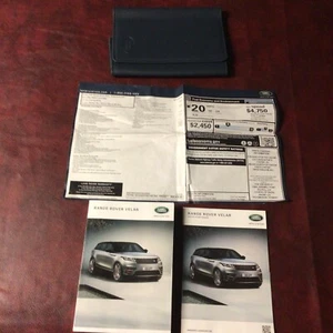 2020 LAND ROVER RANGE VELAR SUV OWNERS MANUAL BOOKS REF GUIDE LABEL CASE ALL - Picture 1 of 5