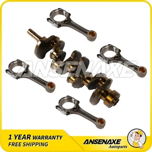 4 Connecting Rod Set w/ Crankshaft  Fit 75-95 Toyota Pickup 4Runner 2.2L 2.4L - Bild 1 von 7
