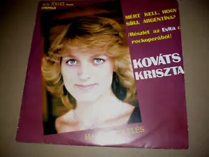 WEBBER - Evita: Don't cry for me Argentina Hungary covers Kriszta Kovats 7" HEAR - Bild 1 von 1