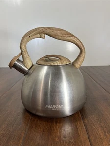Tea Kettle -2.7 Quart Tea Kettles Stovetop Whistling Teapot Stainless Steel - Picture 1 of 14
