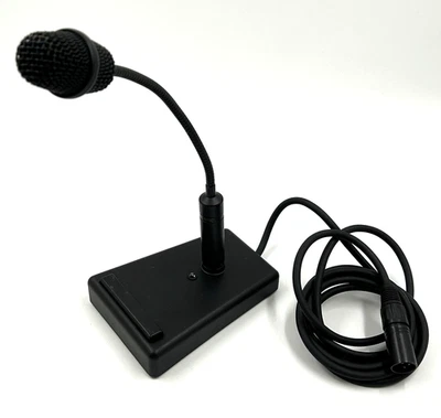 Astatic CTM 16 Podium Schwanenhals Kondensator Podium Mikrofon mit CAD Push to Talk - Bild 1 von 4