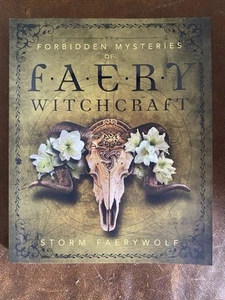 Forbidden Mysteries of Faery Witchcraft - paperback Faerywolf, Storm - Picture 1 of 8