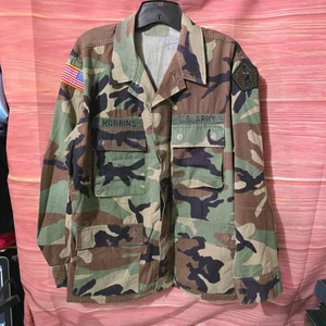 2000 US Army Reserve Personnel BDU Woodland Camo USGI Army Uniform Jacket  - Picture 1 of 8