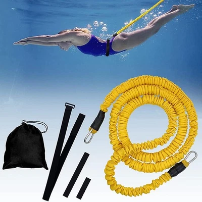 Pool Schwimmgürtel Schwimmgurt Schwimm Widerstand Tether Schwimmtrainer-Gürtel - Bild 1 von 4