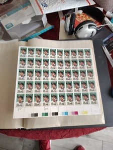 Scott 2417 1989 Lou Gehrig Baseball Sheet 25 cent MNH - Picture 1 of 4