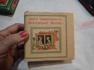 Vintage KATE GREENAWAY'S BIRTHDAY BOOK Children's DUST JACKET Color Plates - Picture 1 of 8